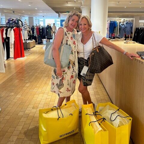 Style Liberation at Selfridges with a client